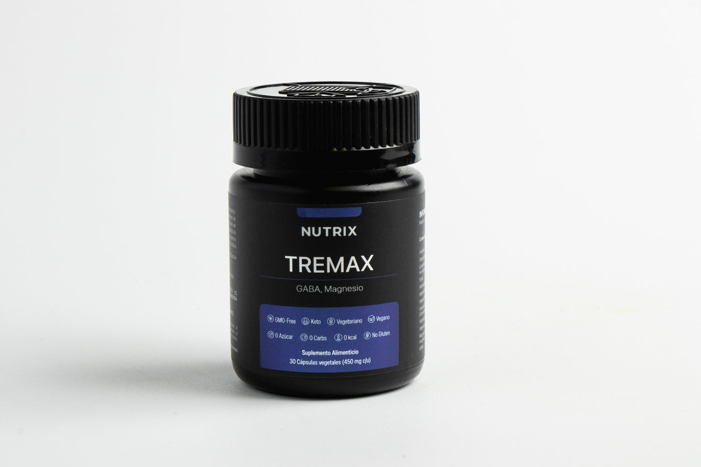 Tremax suplemento magnesio Nutrix - detalle etiqueta