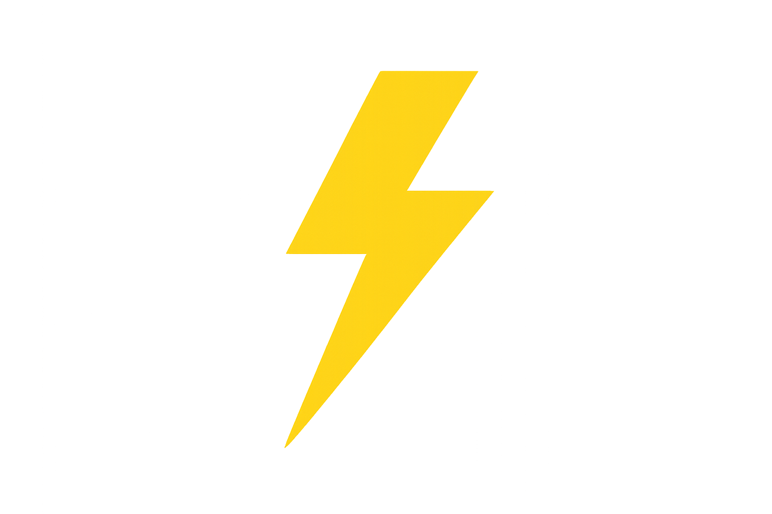 icono de rayo color amarillo