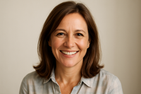 Mom happy profile picture early 40s